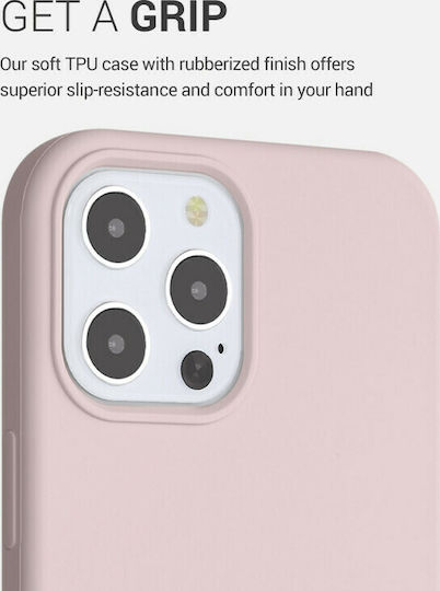KWmobile Flexible Rubber Cover Back Cover Σιλικόνης Ροζ (iPhone 12 Pro Max)