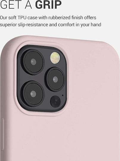 KWmobile Flexible Rubber Cover Back Cover Σιλικόνης Ροζ (iPhone 12 Pro Max)