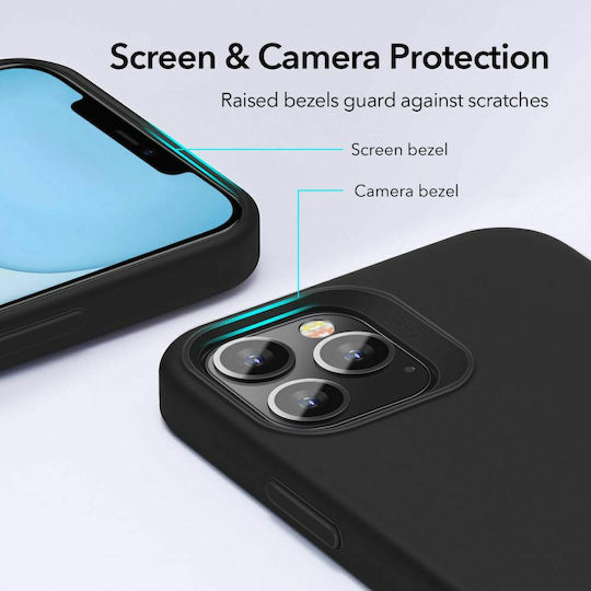 ESR Cloud Back Cover Σιλικόνης Μαύρο (iPhone 12 Pro Max)