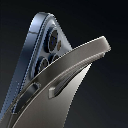 Baseus Wing Back Cover Silicon 0.4mm Negru (iPhone 12 Pro Max)