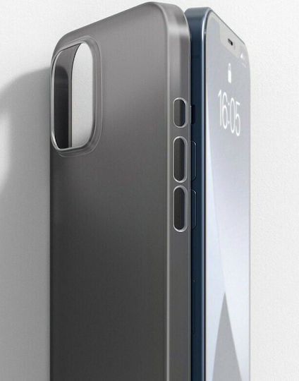 Baseus Wing Back Cover Silicon 0.4mm Negru (iPhone 12 Pro Max)