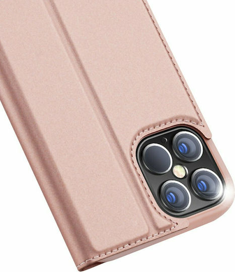 Dux Ducis Skin Pro Book Synthetic Leather Rose Gold (iPhone 12 Pro Max)