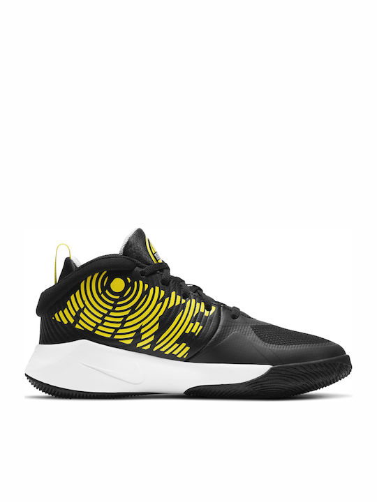 Hustle Team Hustle D 9 Kids Sports Shoes Basketball with Laces Black