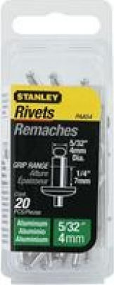 Stanley Πριτσίνια Aluminium M4x3mm 20Stück