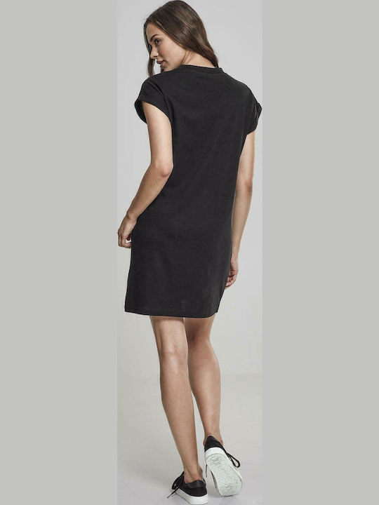 Лятна Mini T-shirt Рокля Черна