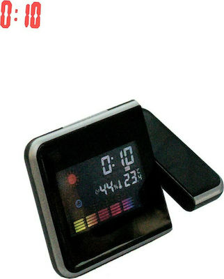 Ψηφιακό Ρολόι Επιτραπέζιο με Ξυπνητήρι DS-8190 Μαύρο G417