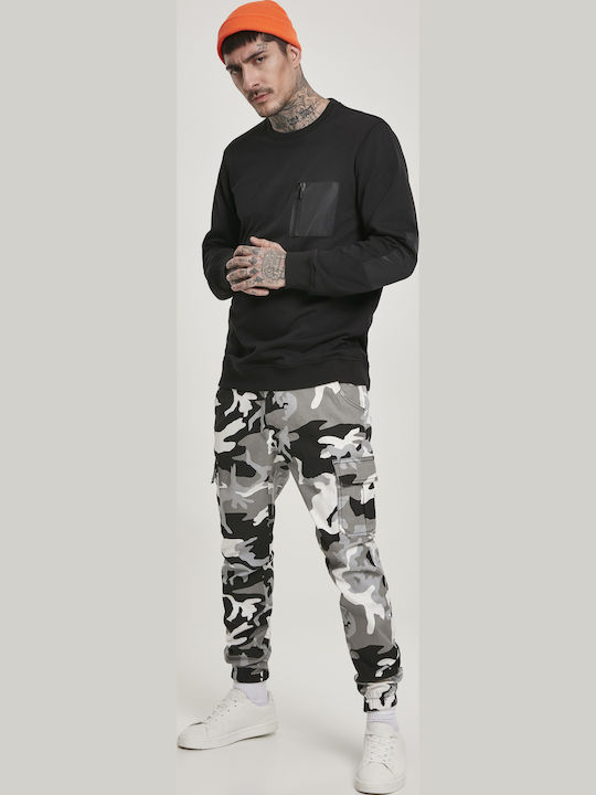 Trousers Cargo Elastic in Regular Fit Snow Camo