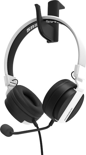 Snakebyte Head:set 5 Over Ear Gaming Headset με σύνδεση 3.5mm Λευκό
