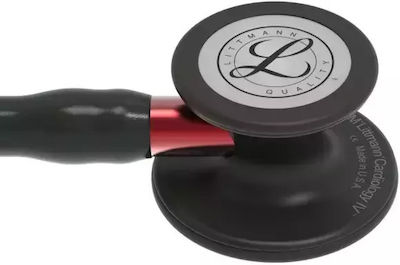 3M Littmann Cardiology IV Finish Cardiology Adults Non Chill Double Head Stethoscope Black