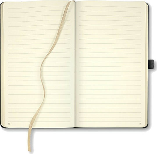 Castelli Harris Notebook A6 Ruled with Pen Holder Gray