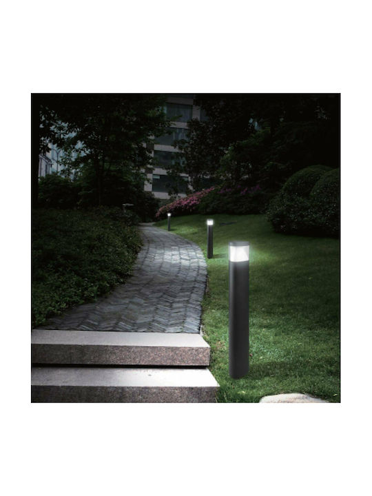 Sun Light Outdoor Floor Lamp Small Post LED 6W with Warm White Light IP54 Black