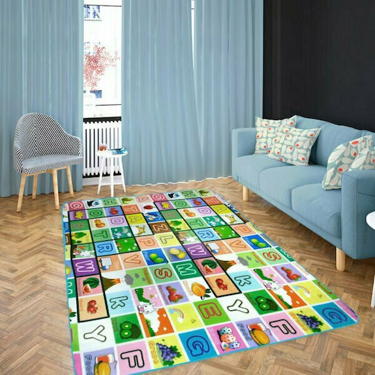 Kids Synthetic Activity Mat Letters 180x200cm