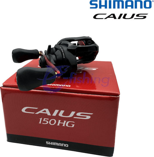 Shimano Caius B 151HGB Μηχανισμός Ψαρέματος για Tai Rubber / Baitcasting για Αριστερόχειρες
