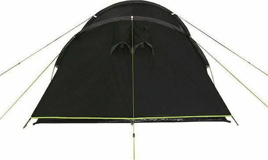 High Peak Winter Camping Tunnel Mountaineering Grey with Double Cloth for 3 People Waterproof 4000mm 380x180x120cm