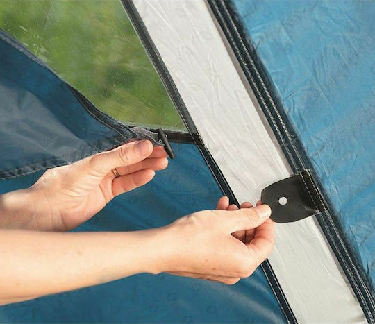 Outwell Cloud 3 Camping Tent Mountaineering Blue with Double Cloth 4 Seasons for 3 People Waterproof 3000mm 330x200x130cm