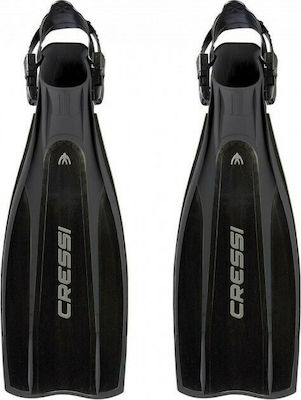 CressiSub Pro Light Indepedent Scuba Diving Fins Medium Black