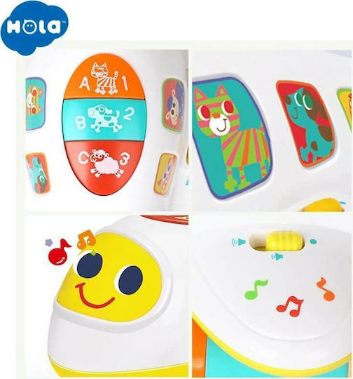 Hola Toys Vehicle My First Airplane with Light and Sounds for 12++ Months