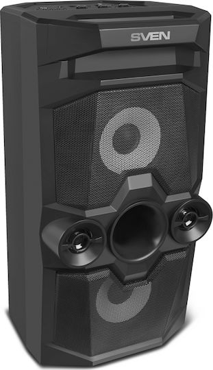 Sven PS-650 Ηχείο Bluetooth 50W με Ραδιόφωνο και Διάρκεια Μπαταρίας έως 10 ώρες Μαύρο