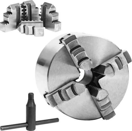 vidaXL 146709 Coupler 4 Jaws with Concentric Clamping Lathe 100