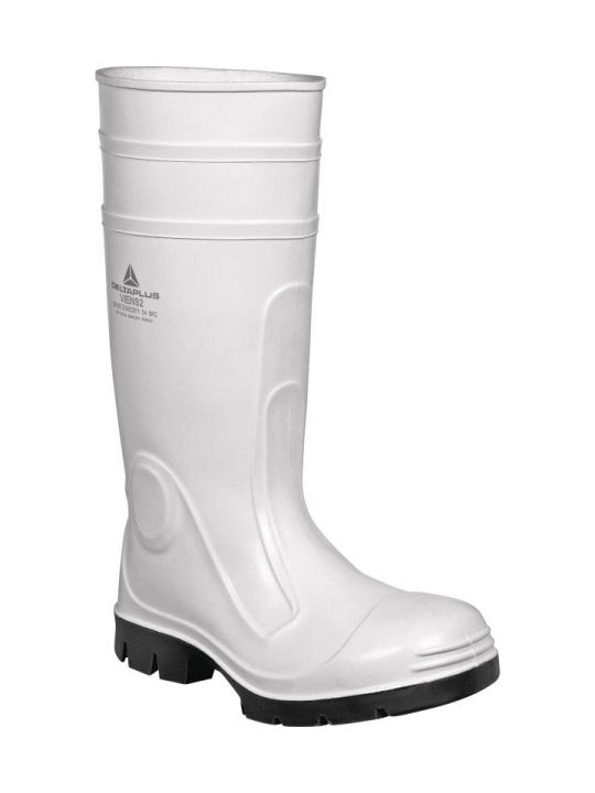 Delta Plus Viens2 S4 Non-Slip Safety Knee Wellies White