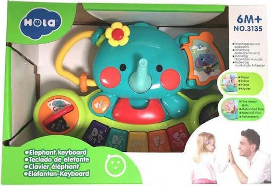 Hola Toys Πιάνο Ελεφαντάκι για 1+ Ετών