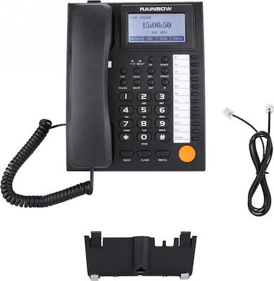 RAINBOW KX-T883 CID Kabelgebundenes Telefon Büro Schwarz