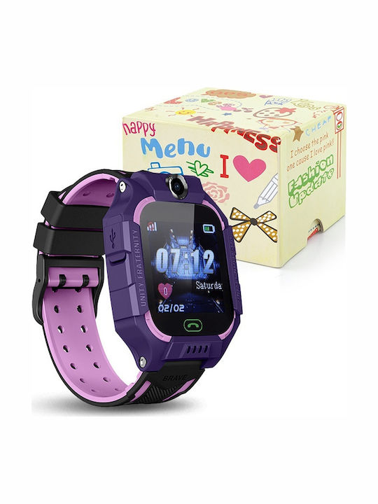 Kinderuhr mit Kamera Lila