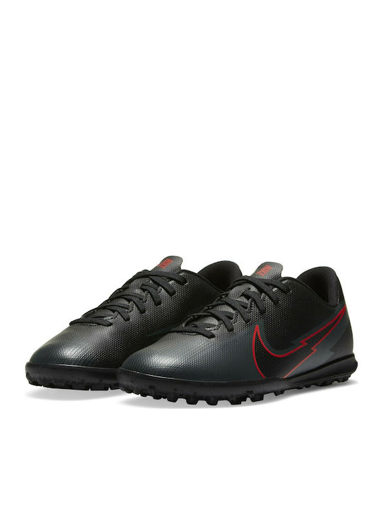 Vapor 13 Club TF Kids Turf Soccer Shoes Black