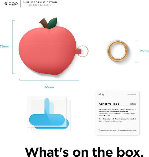 Elago Hang Case Peach (Apple AirPods Pro)