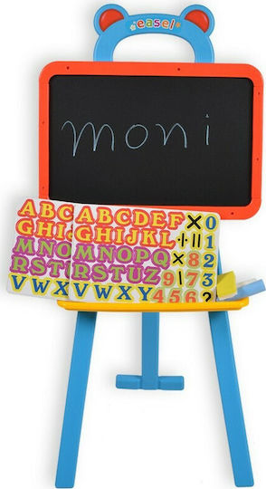 Moni Learning Easel Πίνακας Μαγνητικός / Μαρκαδόρου / Μαυροπίνακας Διπλής Όψης 44.5x38.9x94.5εκ.