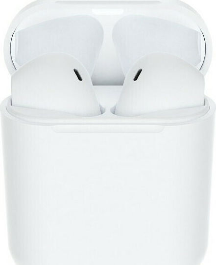 Celebrat W10 Earbud Bluetooth Handsfree Ακουστικά με Θήκη Φόρτισης Λευκά