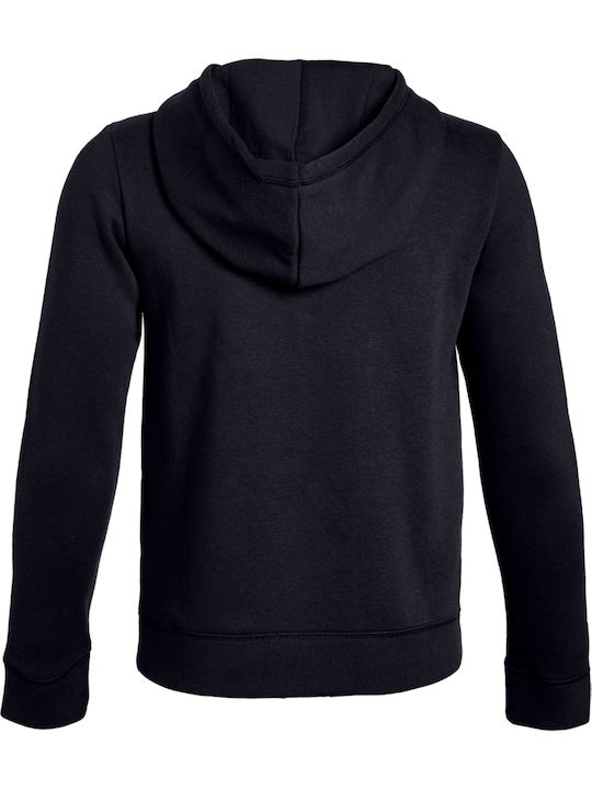 Under Armour Boys Athleisure Hooded Sweatshirt with Zipper Black