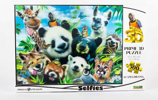 Llama Drama Puzzle 2D 500pcs