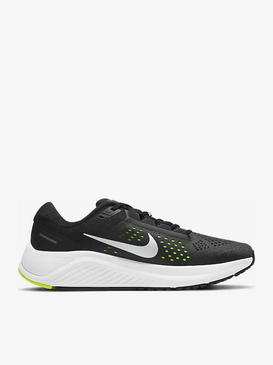 Nike Air Zoom Structure 23 Ανδρικά Αθλητικά Παπούτσια Running Μαύρα