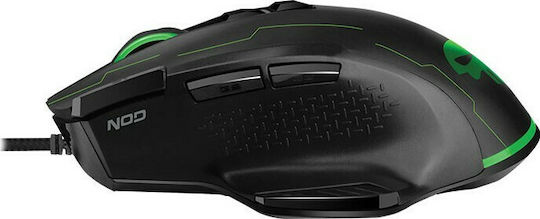 NOD Punisher RGB Gaming Gaming Maus 3200 DPI Schwarz