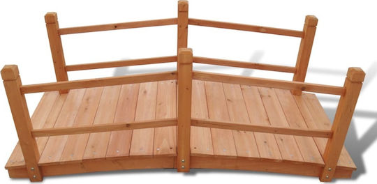 vidaXL Διακοσμητική Γέφυρα Κήπου Ξύλινη 140x60x56cm 140x60x56εκ. 41300