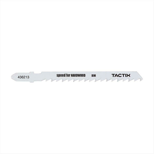 Tactix Jig Saw Blade for Wood 100mm BI-Metal with Coarse Tooth 5pcs 436213