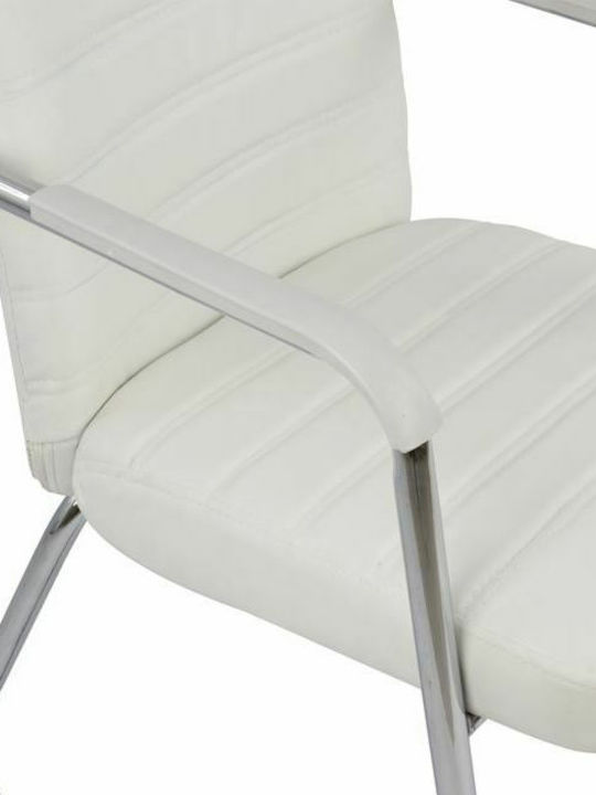 Sessel mit Armlehnen White 55.5x67.5x94cm 1Stück