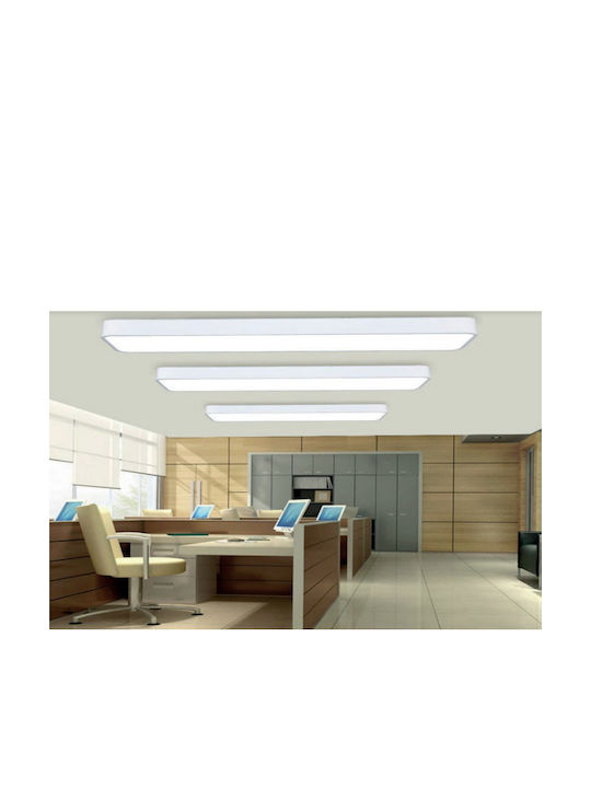 Atman Rectangular Outdoor LED Panel 60W with Natural White Light 4000K 120x30cm