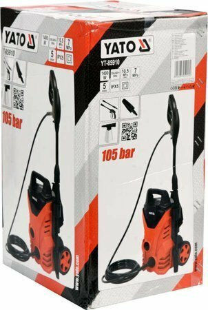 Yato Πλυστικό Ρεύματος 1400W με Πίεση 105bar