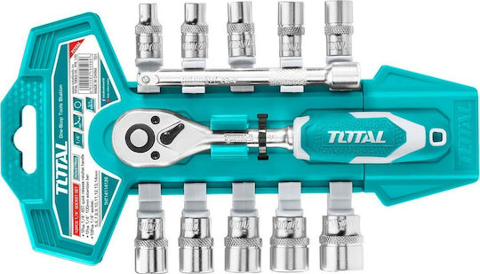 Total Set Ratchet 1\4" 10pcs