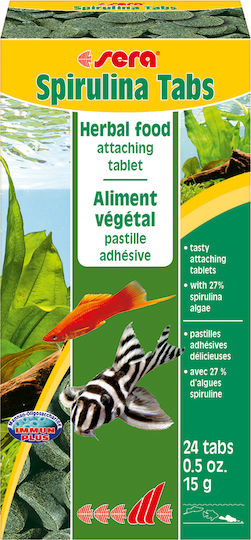 Sera Tropical Fish Food Tablets with Spirulina 100ml 15gr