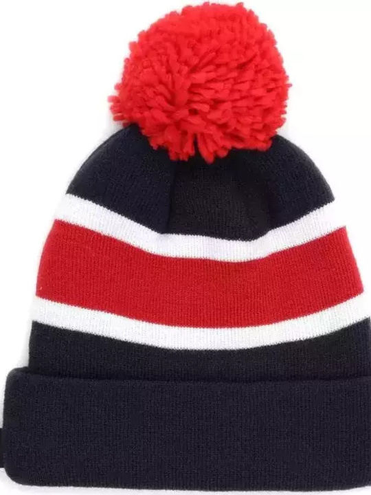 Pom Pom Beanie Ανδρικός Σκούφος Πλεκτός Dark Blue