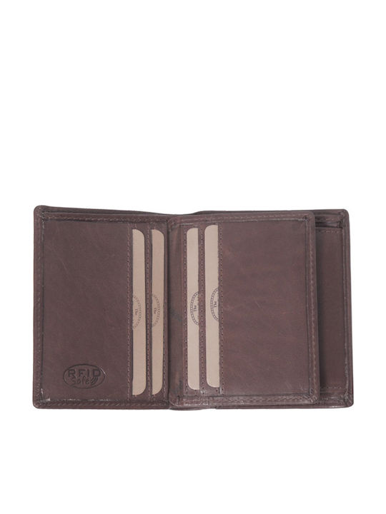 Hereford Leather Men's Wallet Classic Brown