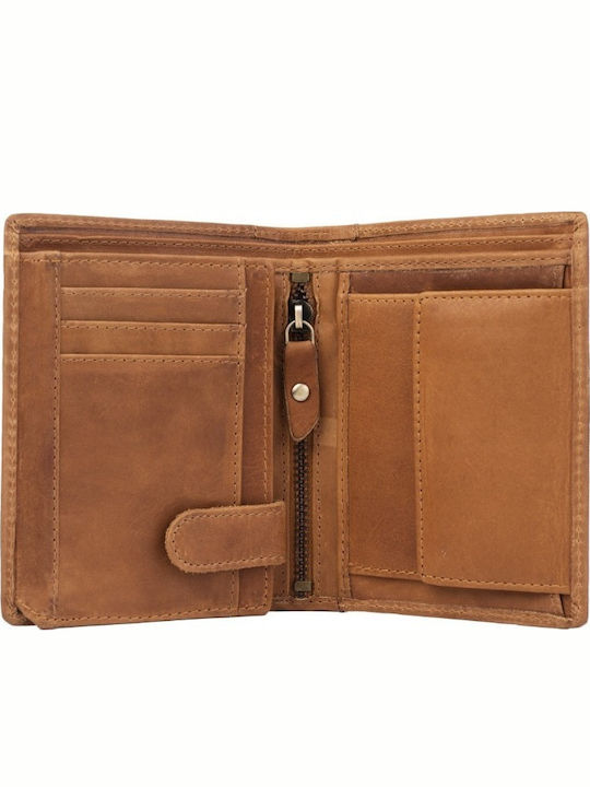 Ethel Leather Men's Wallet Classic Tabac Brown