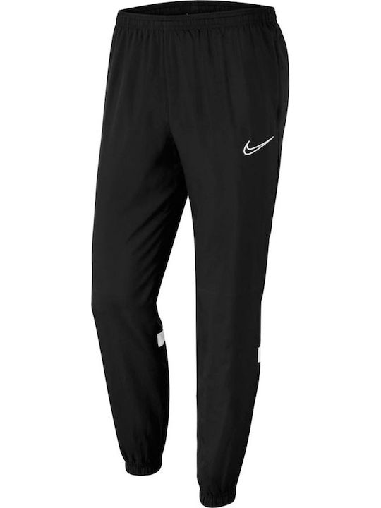 Academy Herren-Sweatpants Dri-FIT Glänzende mit Gummibund Schwarz