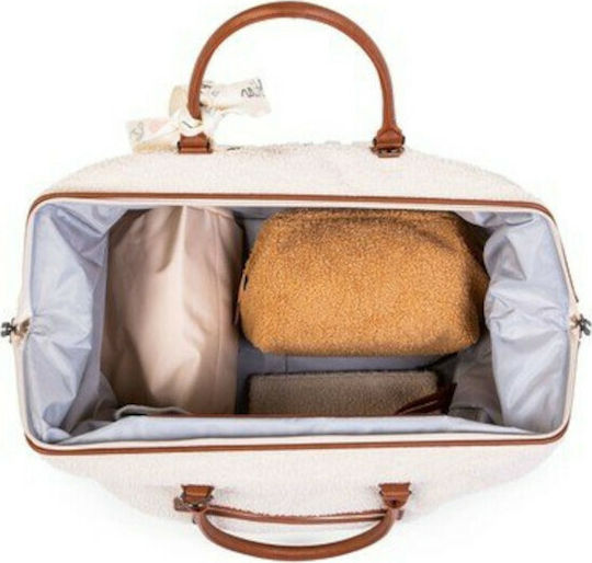 Childhome Τσанта-Смяна на Пелени Mommy Teddy Off White 55x30x40см.