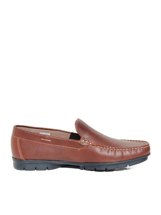 Men's Leather Moccasins Tabac Brown