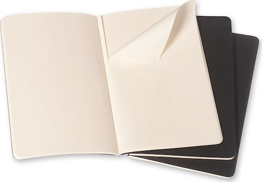 Moleskine Pocket Cahiers Σετ 3 Σημειωματάρια Bullet με Λευκές Σελίδες Μαύρα
