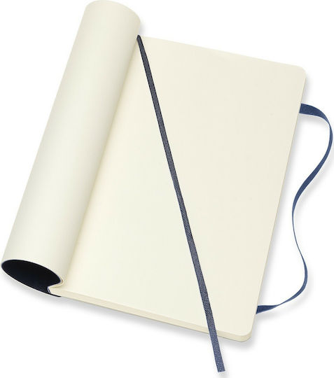 Moleskine Notebook with Blank Pages and Elastic Blue